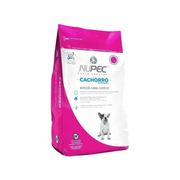 Alimento NUPEC cachorro razas pequeñas, croquetas premium para cachorros de razas pequeñas