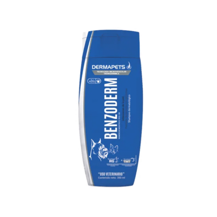 Benzoderm shampoo y jabón dermatológico para perros y gatos con problemas de piel