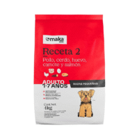 Croquetas Maka Receta 2 para perro adulto de razas pequeñas en presentación de 2, 4 y 8 kg, empaque original