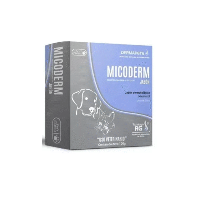 Micoderm Shampoo y Jabón Dermatológico para Perros y Gatos