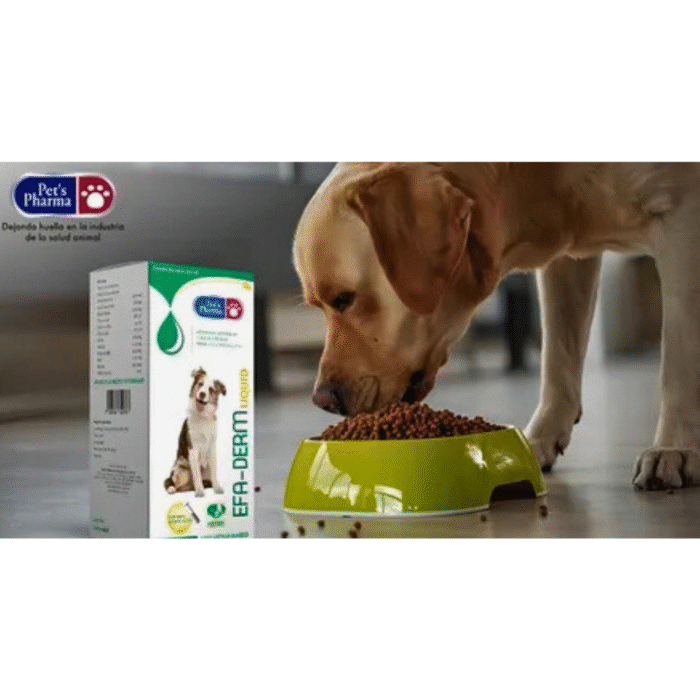 EFA Derm Liquid | Suplemento Nutricional con Ácidos Grasos Esenciales Omega 3, 6 y 9 para Perros y Gatos