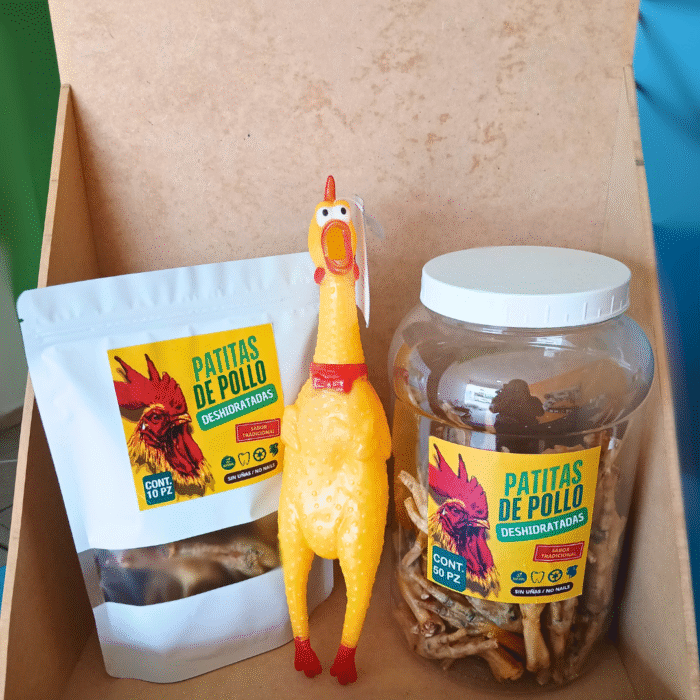 Patas de Pollo Deshidratadas sin Uña | Premio Natural para Perros
