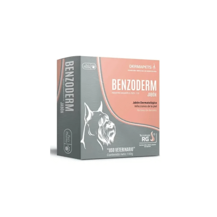 Benzoderm shampoo y jabón dermatológico para perros y gatos con problemas de piel