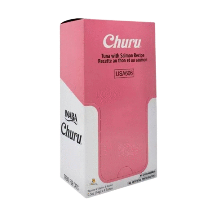 Churu para Gatos – Receta de Salmón | Snack cremoso en tubos