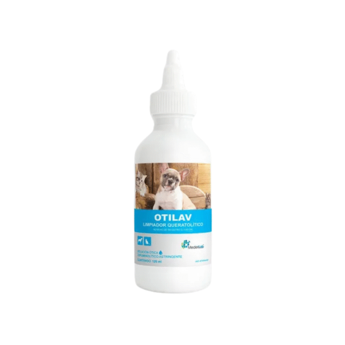 Otilav Solución Ótica Limpiador Queratolítico para Perros y Gatos | Higiene Profunda de Oídos