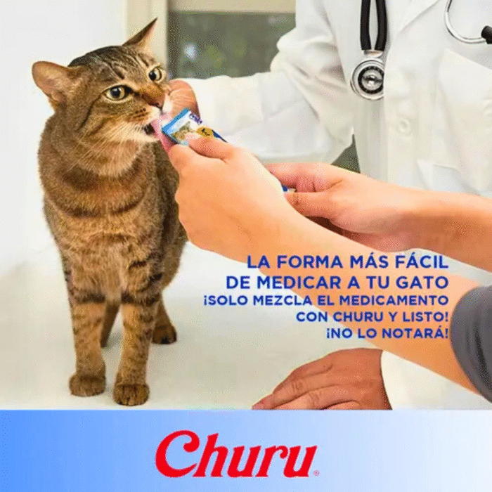 Churu para Gatos – Receta de Atún con Cangrejo | Snack cremoso premium