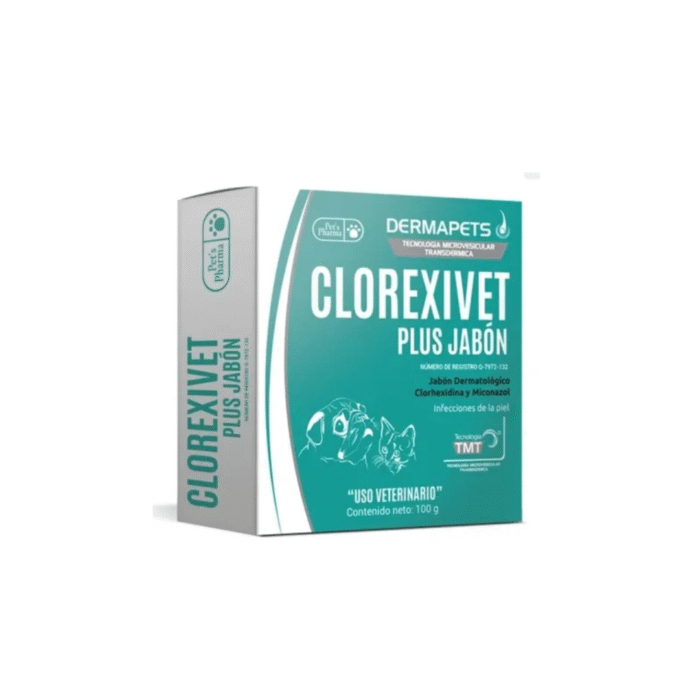 Clorexivet Plus Shampoo y Jabón Dermatológico para Perros y Gatos